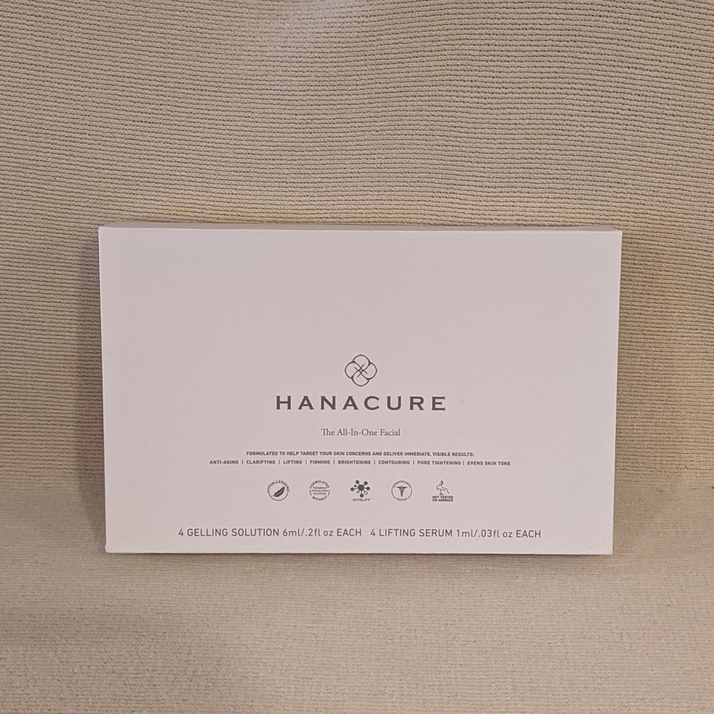 NEW Qty 4 HANACURE Multi-Action Treatment Mask All-In-One Facial Set